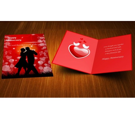 Dancing Couple in Red Background