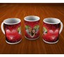 Personalize Valentine Mug With Sparking Background