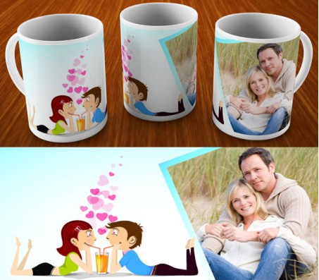 Personalize Valentine Mug With Love Couple