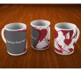 Personalize Valentine Mug With Red Love