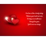 Valentine Greeting Card With Red Heart