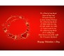 Valentine Greeting Card With Two Heart