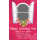 Valentine Greeting Card With Love Message