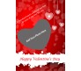 Customized Red Heart For Perfect Valentine