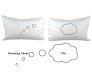 Couple Pillow Thinking About You [18 x 13 Inches - 2 Pillow]