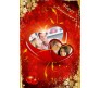 Golden Border With Bright Red & Customizable Heart