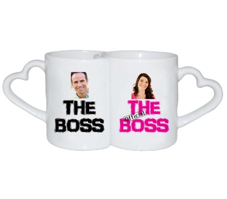 Personalized Couple Mug The Boss