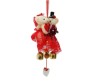 Couple Teddy In Wind Chime - Red