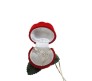 Rose Box With Heart Pendant & Necklace - Rink Box / Jewelry Box