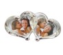 Joint Hearts Photo Frame Silver Style
