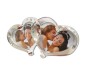 Joint Hearts Photo Frame Silver Style