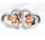 Joint Hearts Photo Frame Platinium Style