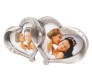 Joint Hearts Photo Frame Platinium Style