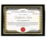 Personalized Award Certificate For Worlds Best Boyfriend With Frame