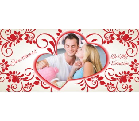 Personalize Valentine Magic Mug With Two Heart