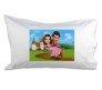 Personalized Couple Caricature at the Castle on Pillow [18-x-13-inches]