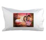 Personalized Couple Caricature in the Fantasy Ride on Pillow [18-x-13-inches]