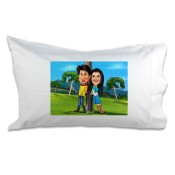 Caricature Couple Pillows