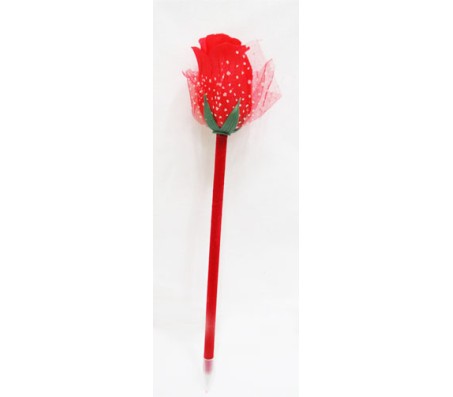 Rose Pen Which Lits When You Write [9 inches]