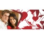 Personalize Valentine Heart Handle Mug With Red Love