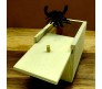 Fake Spider Mouse Wooden Surprise Box Item Prank Toy Wooden Box Gift Scare Toy